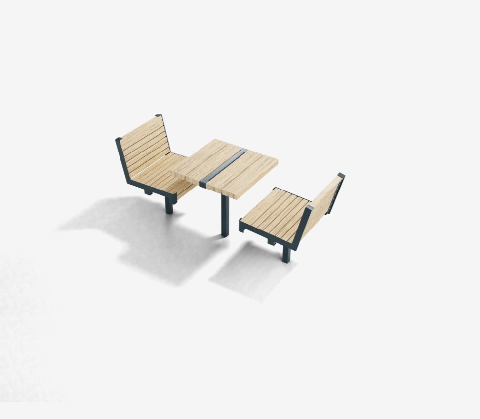 Chaise 1 pieds avec ou sans accoudoirs HULDA