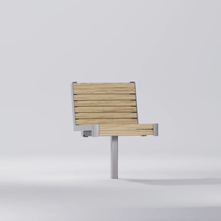 Chaise 1 pieds avec ou sans accoudoirs HULDA