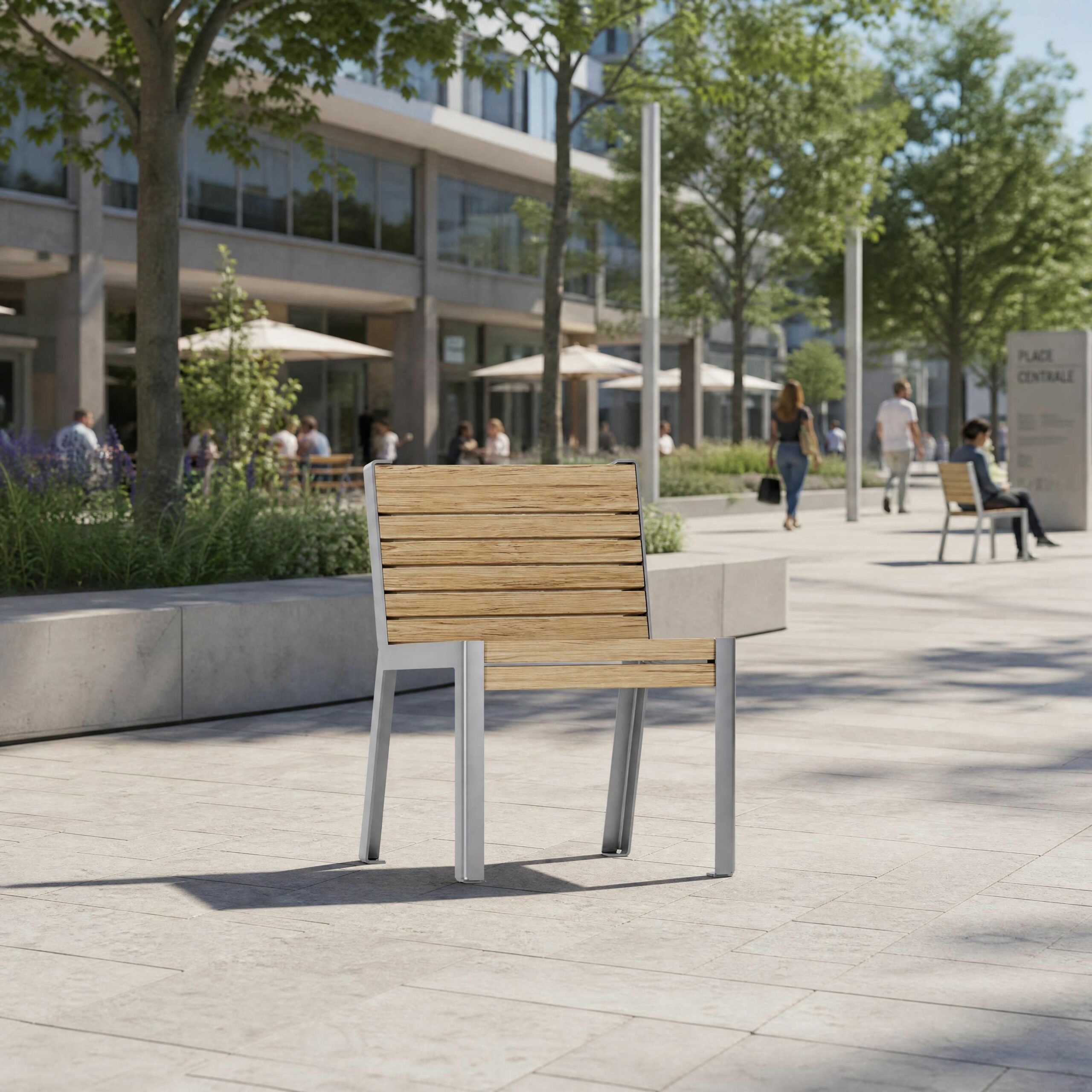 Fauteuil bois avec ou sans accoudoirs HULDA