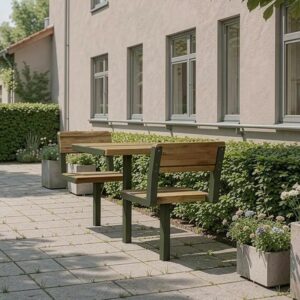 Petite table en bois robuste DAGNY