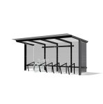 Abri vélos grand format L5580mm ORGEVAL (2)