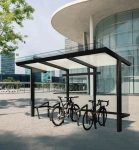 Abri vélos verre sécurit L4210mm POISSY (5)