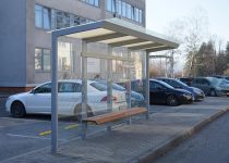 Abribus grand modèle simple avec bancs intégrés DRANCY (3)