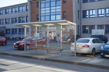 Abribus grand modèle simple avec bancs intégrés DRANCY (4)