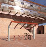 Appui vélos à boulonner au sol VALENTINE (7)