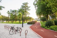 Appui vélos béton contemporain RYES