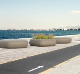 Assise Jardinière béton circulaire FIRFOL