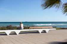 Assise longue béton avec ou sans dossier RIEUX