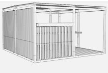 Atelier de travail Pergola ORANGE (2)