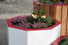 Bac à plantes Dibond  colorés JULIÉNAS