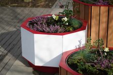 Bac à plantes Dibond  colorés JULIÉNAS