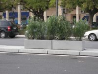 Bac à plantes béton triple dimensions FÉCAMP