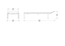 Bain de soleil confortable en batyline AZZANA
