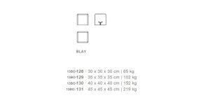 Balise béton cube multi-format BLAY