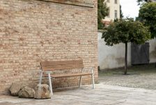 Banc avec accoudoirs 1800mm NÎMES.