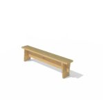Banc bois FSC extérieur CAMPI