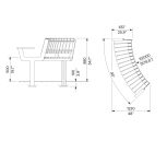 Banc bois confort inclusif R2000 avec accoudoirs VAY (2)