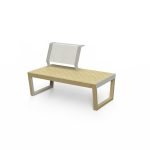 Banc bois petit dossier batyline CANNELLE