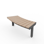 Banc bois sans dossier modulaire ORVAULT R2000