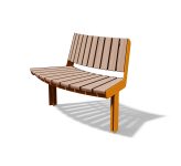 Banc convexe avec dossier LAVAL