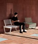 Banc deux places tout acier CLUSES .