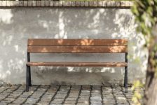 Banc en bois simple 1500mm PIA.