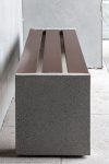 Banc robuste béton bois ROSAY