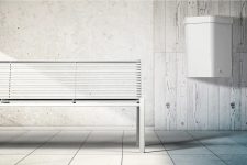 Banc robuste tout acier HULDA