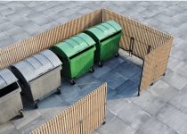 Cache conteneurs 1er segment L1600mm TROUANS-
