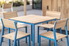 Chaise bois outdoor PARTINELLO
