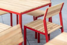 Chaise bois outdoor PARTINELLO