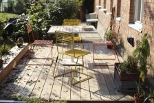 Chaise colorée robuste terrasse TALASANI