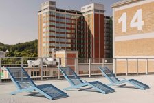 Chaise longue tout acier AIGUEBELETTE (4)