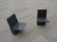 Chaise simple béton SAUSSAY