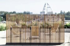 Claustra en bois outdoor DOSNON