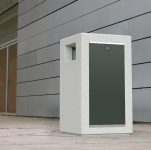 Corbeille de propreté béton robuste 65L AGY