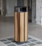 Corbeille de propreté bois élégante 38L BARBERAZ-