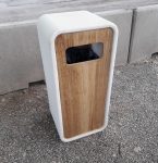 Corbeille multi usages béton acier vigipirate 89 litres ABLON