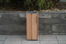 Corbeille simple et esthétique en bois 38L MONTESQUIEU (3)