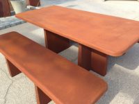 Ensemble pique-nique banc et table béton BIHOREL