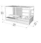 Espace repas et kitchenette Pergola MIRABEAU (4)