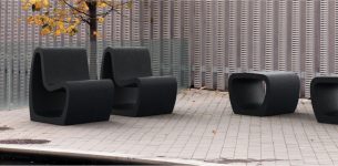 Fauteuil Tabouret Banquette Chaise Longue béton épurés TÔTES