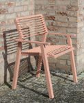 Fauteuil acier avec accoudoirs ORSAN-.