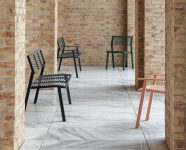 Fauteuil acier avec accoudoirs ORSAN.