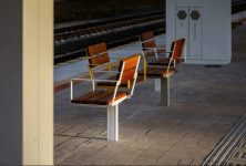 Fauteuil avec accoudoirs 1 pied MAYENNE (3)