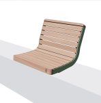 Fauteuil bois confort sur muret EYSINES