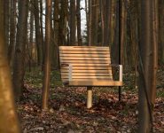 Fauteuil bois design outdoor PIGNA