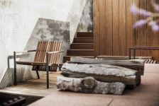 Fauteuil bois durable extérieur COZZANO