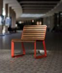 Fauteuil bois et fonte aluminium MIMIZAN