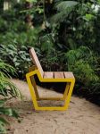 Fauteuil bois lames larges LA CLUSAZ..